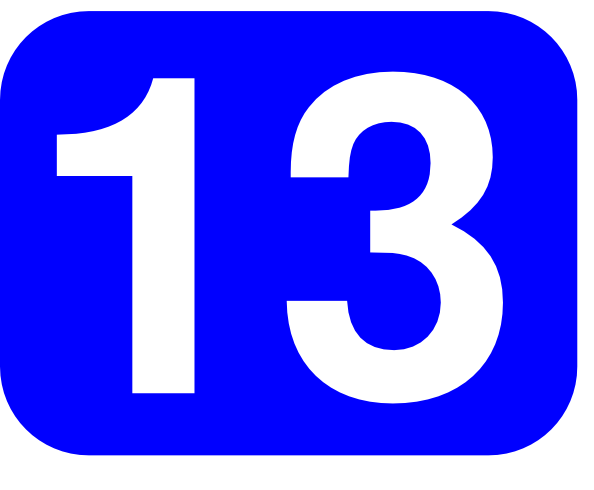 594x490 Blue Rounded Rectangle With Number 13 Clip Art