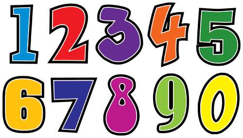 500x284 Numbers Clipart