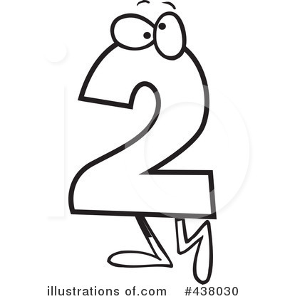 Number 2 Clipart Black And White | Free download on ClipArtMag