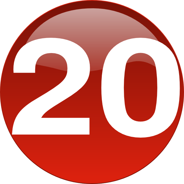 Number 20 Clipart Free Download On Clipartmag