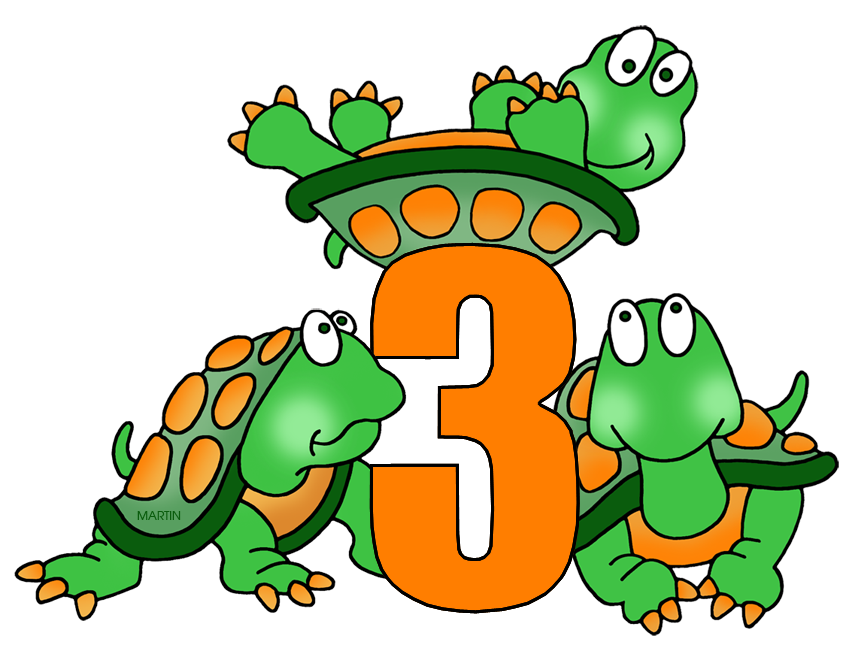 852x648 Numbers Clip Art By Phillip Martin, Number 3