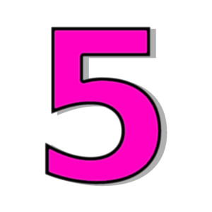 Number 5 Clipart | Free download on ClipArtMag