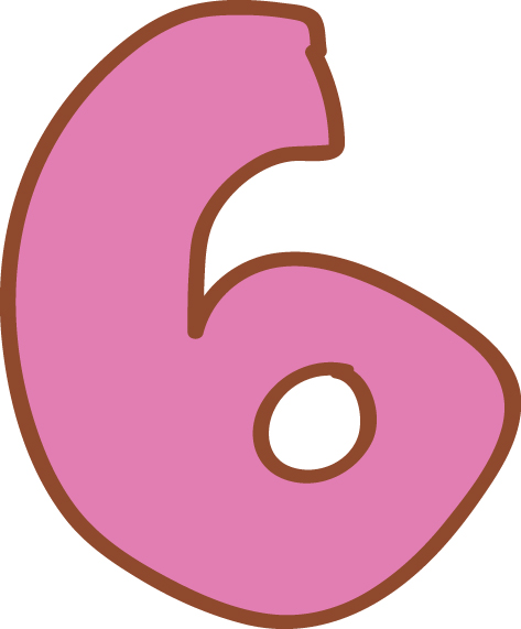 Number 6 Clipart
