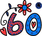 170x149 Number 60 Stock Illustrations