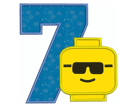 570x456 Lego Clipart Number 7