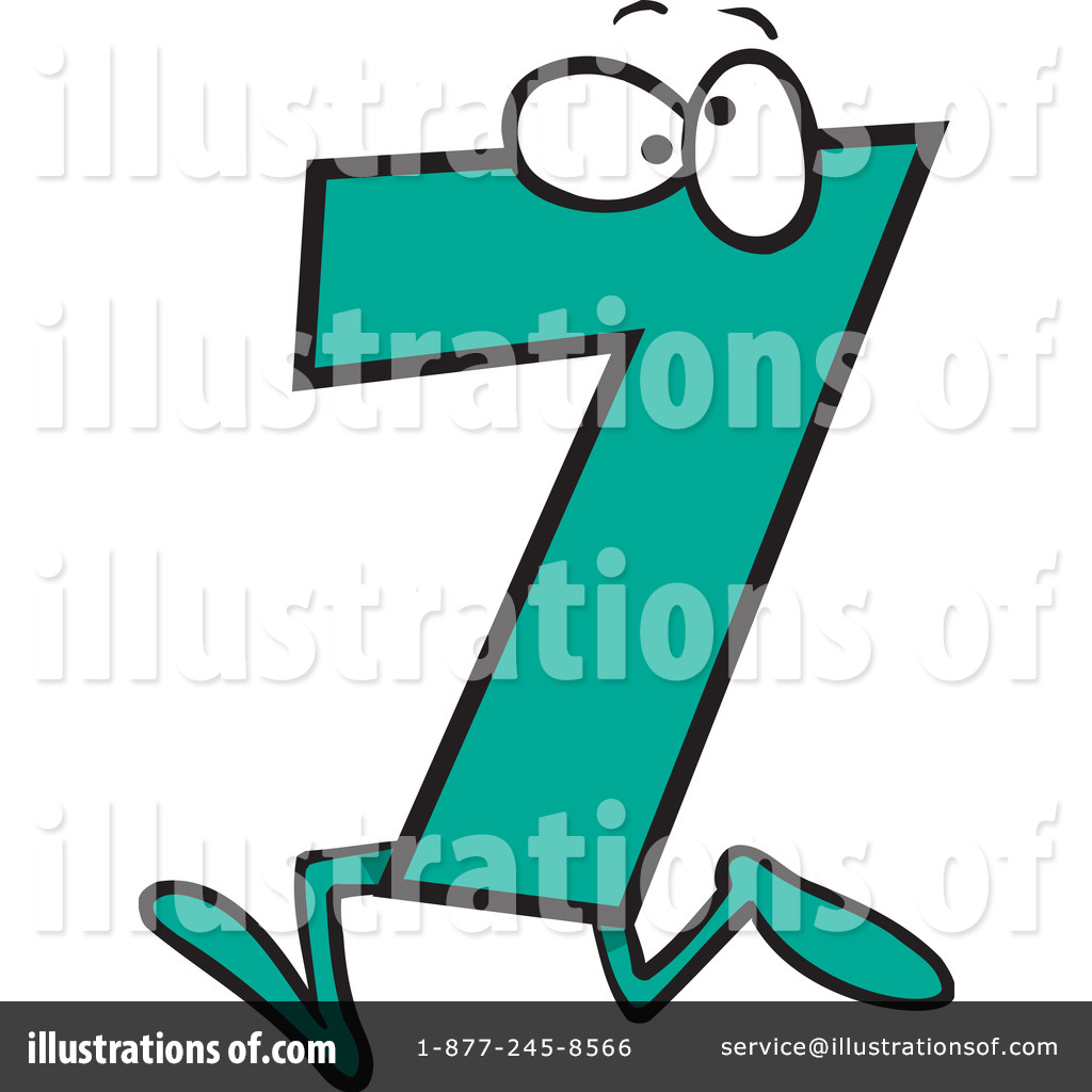 1024x1024 Number 7 Clipart