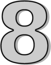 179x227 Outlined Numbers Clip Art Download