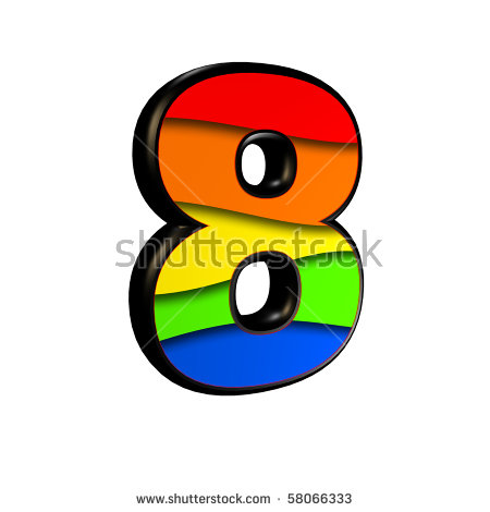 450x470 Rainbow Clipart Number 8