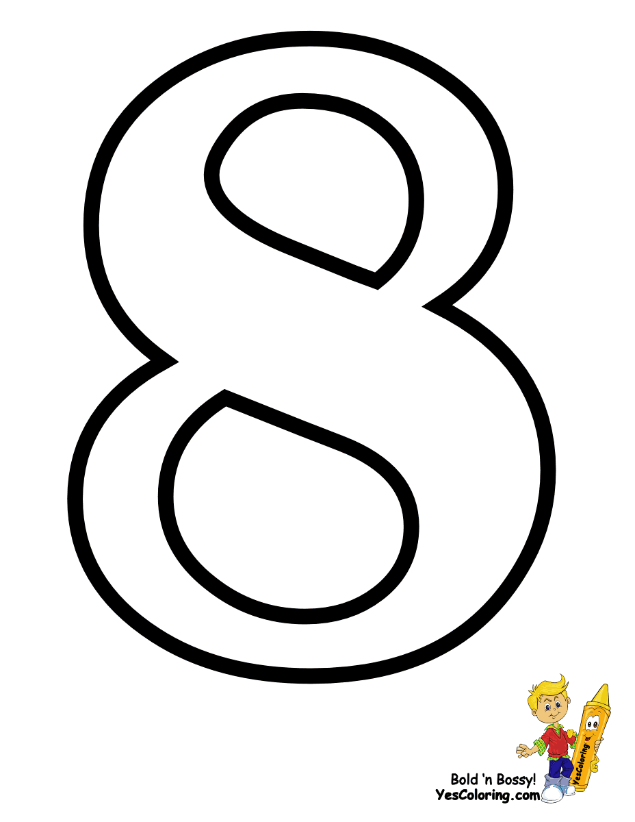 928x1200 Colouring Pages Number 8 Number Coloring Page Getcoloringpages