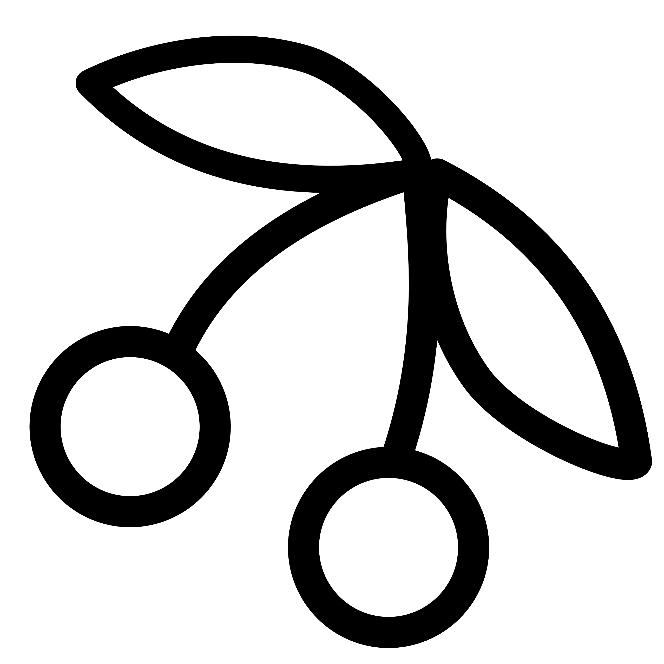 2555x2555 Cherry Clipart Black And White