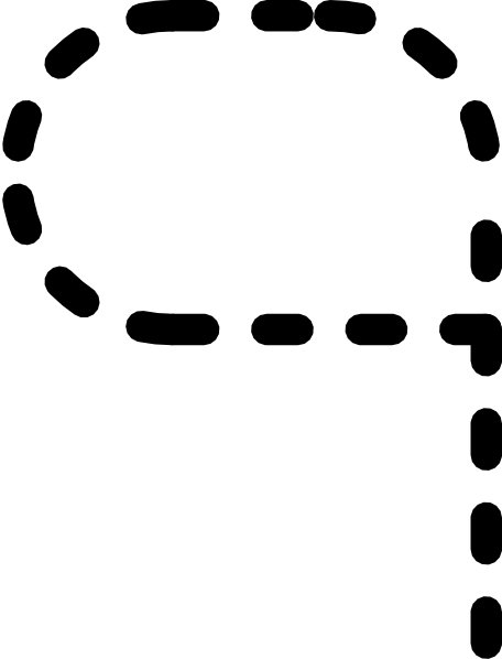 456x598 Numbers Tracing Clip Art