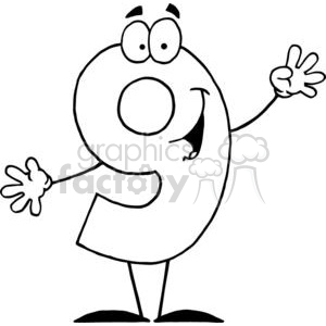 300x300 Royalty Free Happy Number 9 378418 Vector Clip Art Image