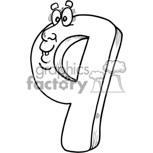 300x300 Black And White Number Nine Clipart Panda