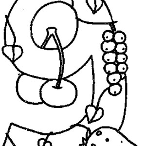 Number 9 Coloring Pages