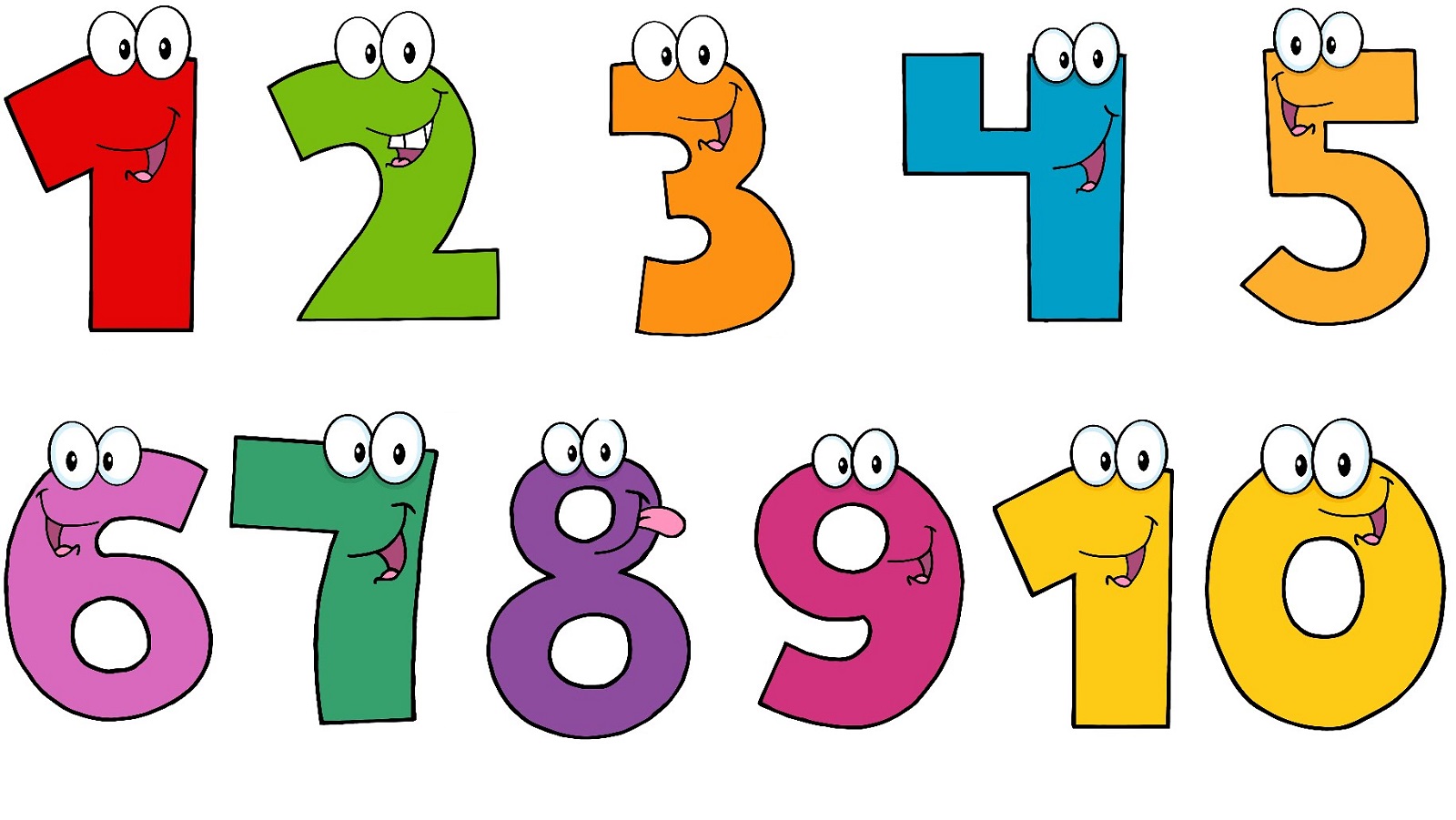 1600x901 Numbers 1 To 10 Clipart