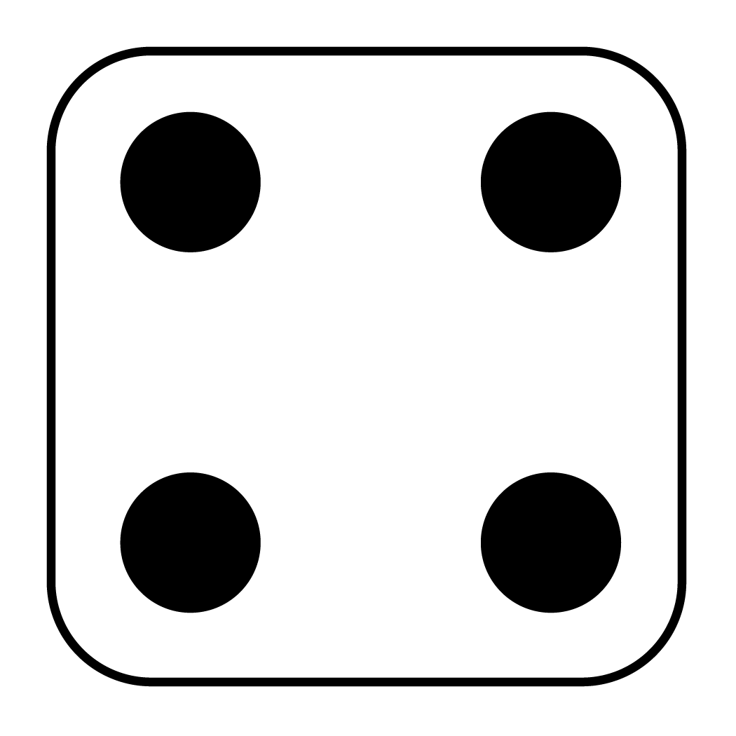 1050x1050 Dice 7 Dots Clipart