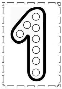 210x300 Number Coloring Pages Funnycrafts