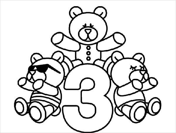 600x452 Number Coloring Pages Free Amp Premium Templates