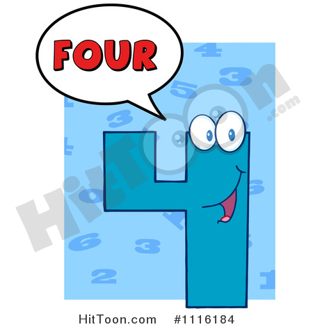 450x470 Number Four Clipart