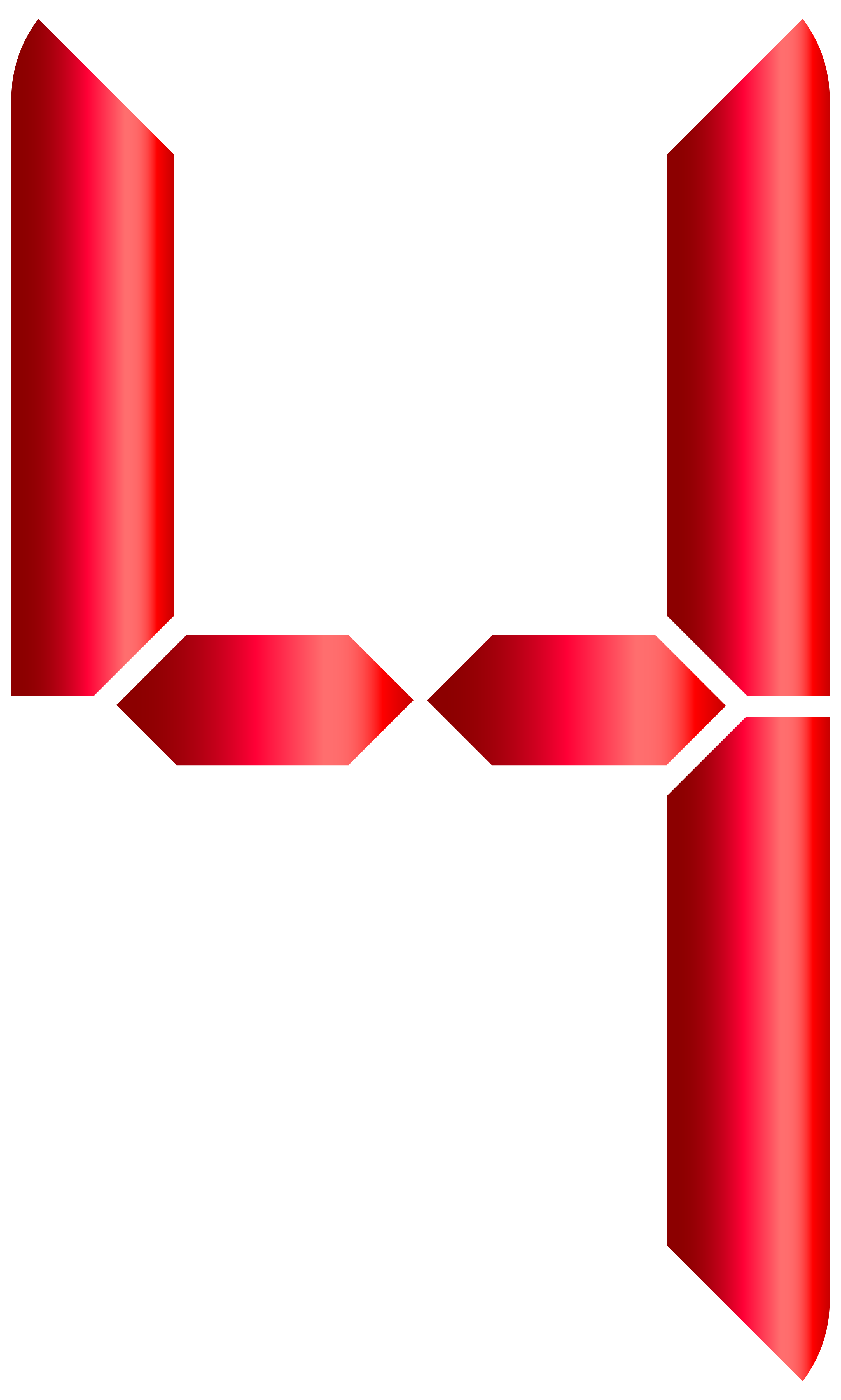 3004x5000 Number Four Digital Style Png Clip Art Imageu200b Gallery