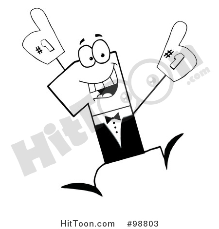 450x470 Number One Clipart