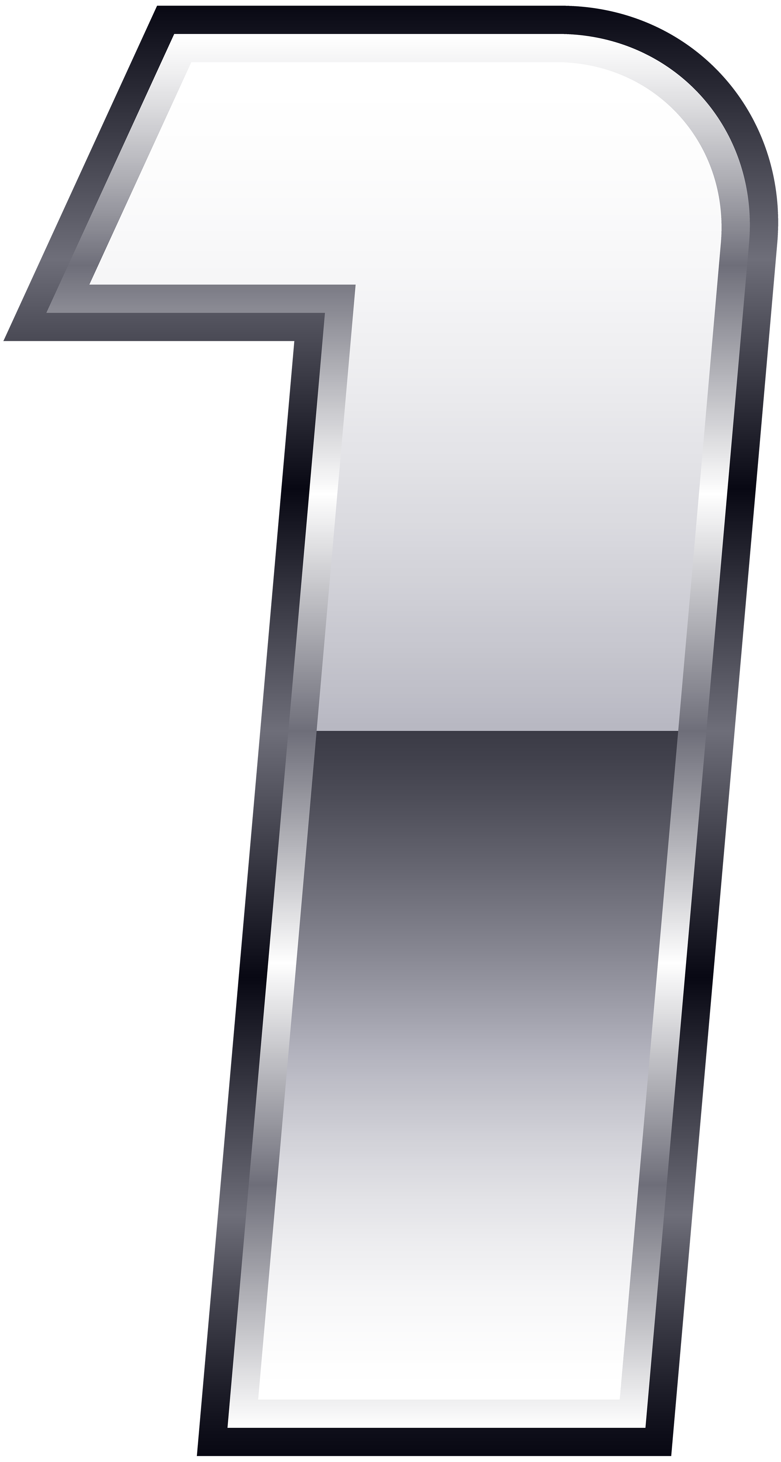 2673x5000 Silver Number One Transparent Png Clip Artu200b Gallery Yopriceville