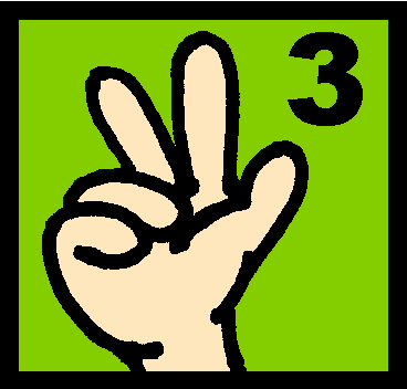 368x352 Number 1 Finger Clipart
