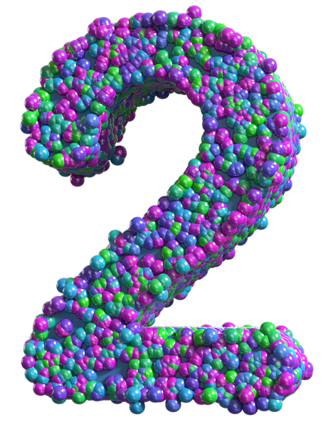 461x600 Colorful Number Two Transparent Png Clip Art Image Numbery