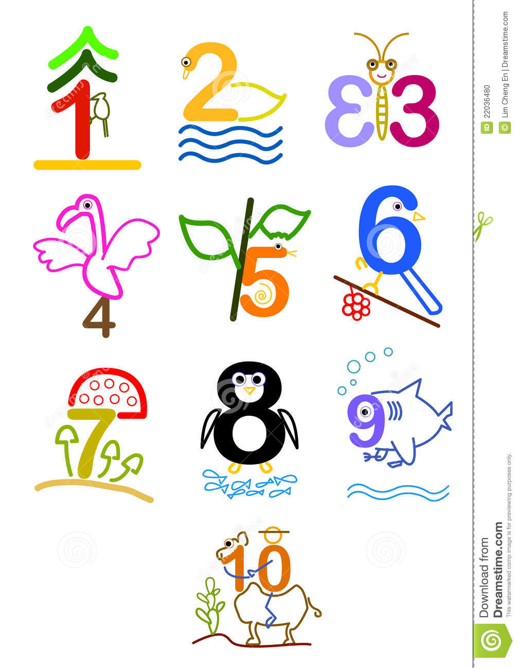 1009x1300 Clipart Of Numbers 1 10