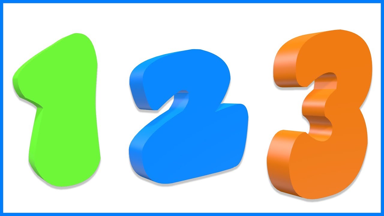 1280x720 Learn Numbers 1 10 Video Counting For Children Number Rhymes