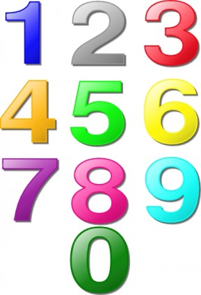 289x425 Numbers Clipart Free