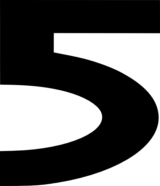 510x595 Black Clipart Number 2