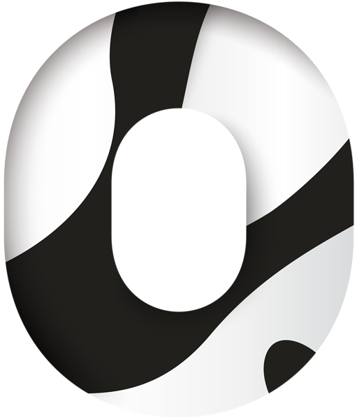 511x600 Number Zero Black White Png Clip Art Imageu200b Gallery Yopriceville