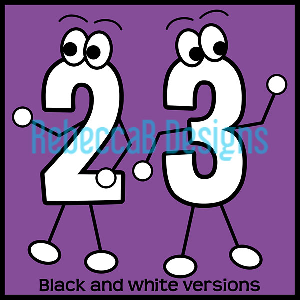 600x600 Numbers Clip Art