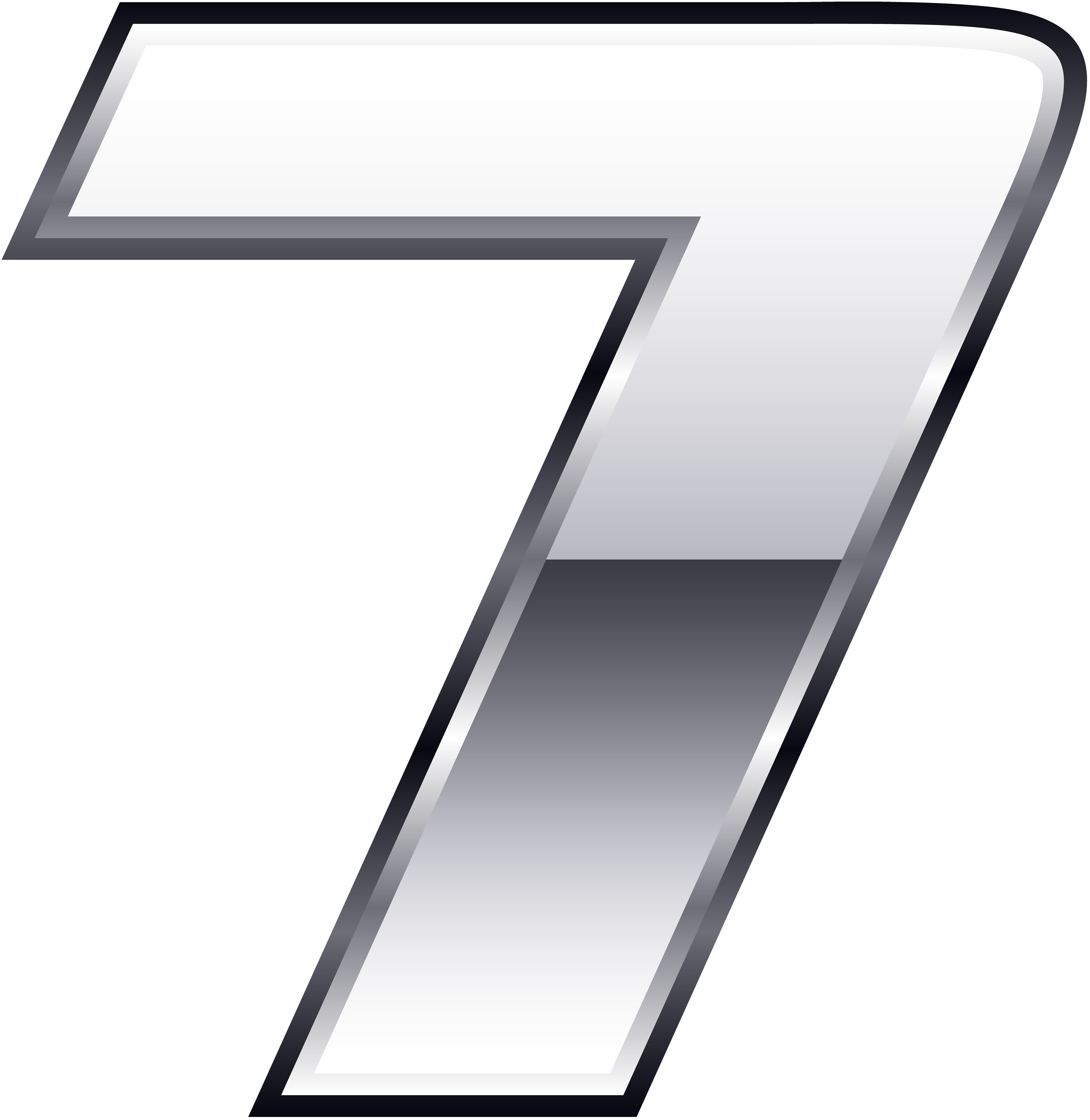 4864x5000 Silver Number Seven Transparent Png Clip Artu200b Gallery
