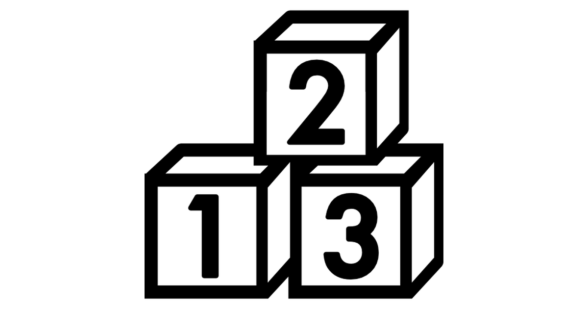 1200x630 Toy Clipart Number Block