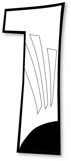 236x533 Number Clipart Black And White