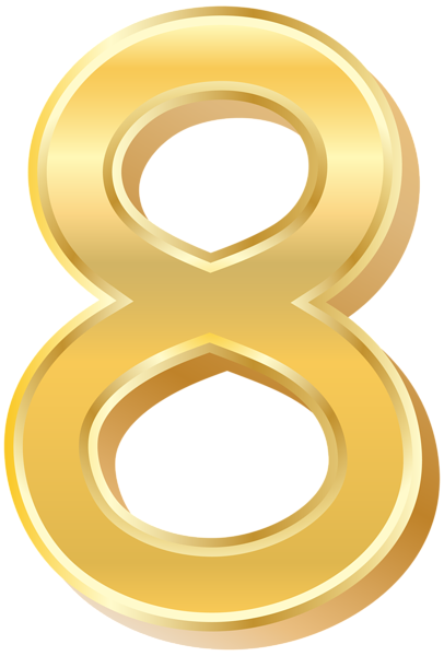 406x600 Gold Style Number Eight Png Clip Art Imageu200b Gallery Yopriceville