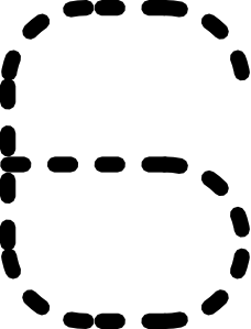 228x299 Numbers Tracing Clip Art Free Vector 4vector