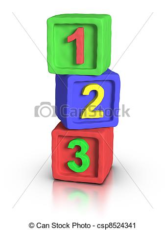 337x470 Block Number Clipart
