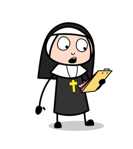 268x300 Nun Reading Bible