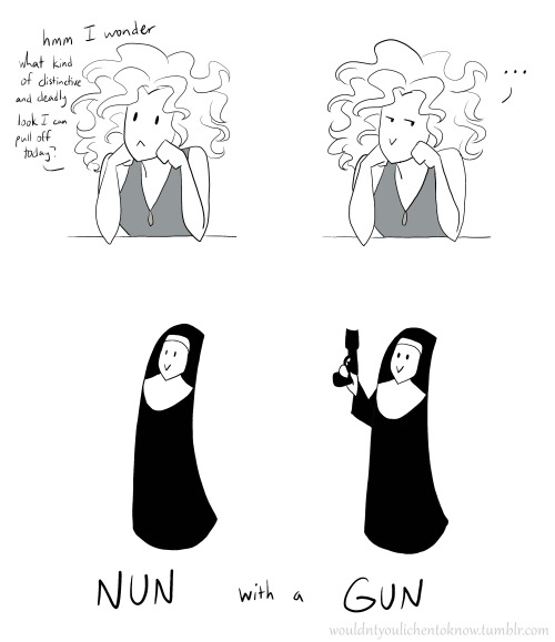 500x579 Gun Nun Tumblr