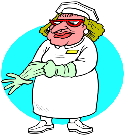 500x539 Nurse Clipart Funny