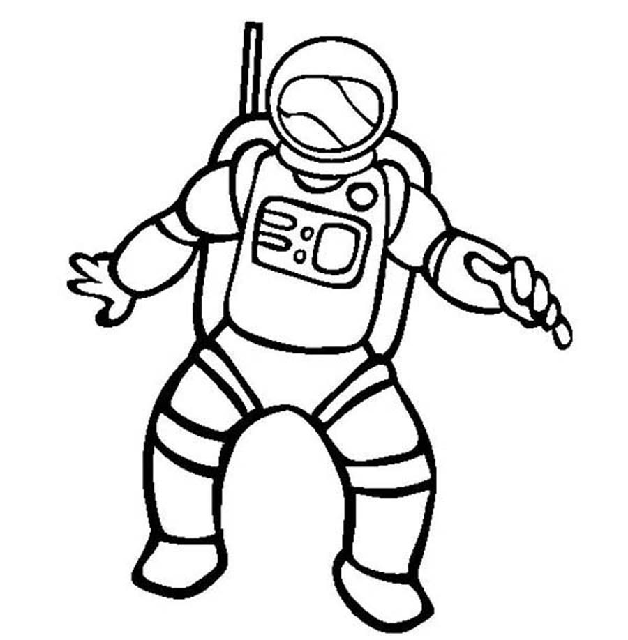 900x918 Spacesuit Clipart Black And White