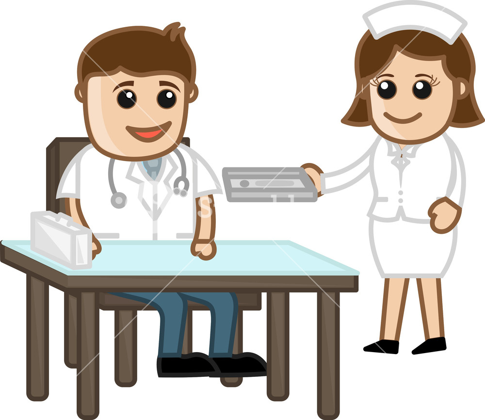 1000x866 Doctor In Clinic With Nurse