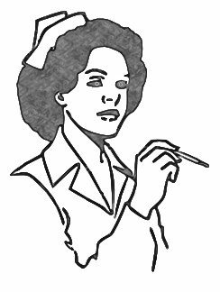 244x324 Nurse Holding Thermometer Clip Art Download