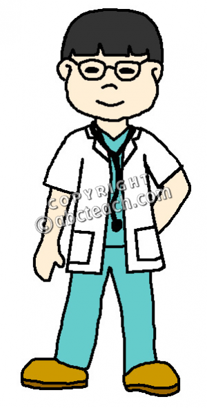 300x590 Nurse Clipart Boy