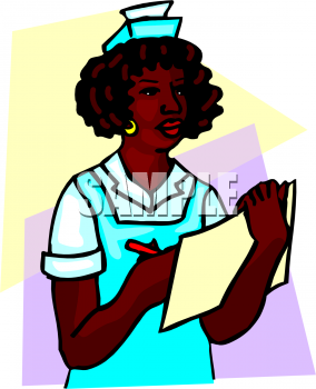 284x350 Royalty Free Nurse Clipart