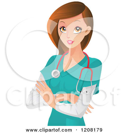 450x470 Pretty Nurse Clipart