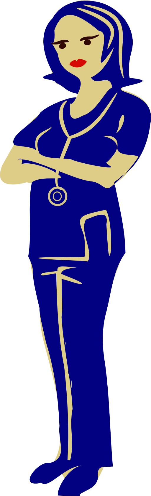 512x1673 Nurses In Scrubs Clip Art Nurse Clip Art Images Nurse Stock